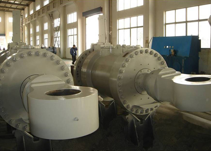 溪洛渡電站水輪機(jī)接力器，單機(jī)容量70萬(wàn)千瓦